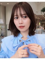 ミンクス 青山店(MINX) 【MINX土屋】大人可愛いくびれボブ×チョコカラー