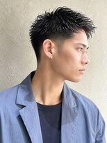 フレイムス ヘア アンド リラックス 高崎駅西口店(Frames hair&relax)&nbsp;黒髪ベリーショートツーブロックスパイキーショート