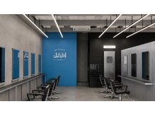 ジャム(JAM)の雰囲気（テーマカラーの水色を差し色に）