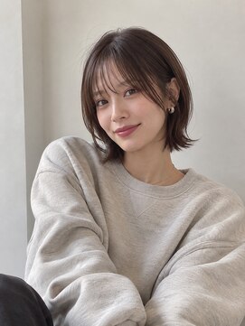 ワゴンバイアフロート(Wagon by afloat) 大人可愛い外ハネボブ/小顔透け前髪あり/20代30代40代50代/池袋