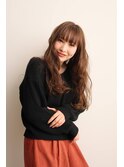 大人かわいい無造作ゆるふわウェーブロング