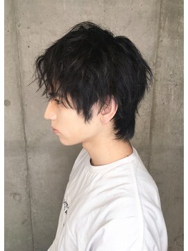 ゼンコー アオヤマ(ZENKO Aoyama) 横顔が素敵に決まるニュアンスマッシュウルフ［表参道/青山]