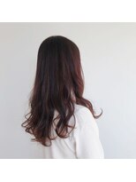 ノノリリ(NONORIRI)&nbsp;大人ナチュラルピンクバイオレットグラデーションゆるふわロング