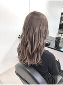 ブリーチ1回で透け感ミルクティーグレージュ/担当マサキ