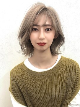 アリュウル 表参道(ALLURE) ミルクティーグレージュカーキグレージュ大人韓国ボブ【千葉】