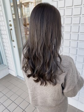 アミトヘアアンドサロン(amito hair&salon) ロングレイヤー/ビターチョコレート/ヨシンモリ