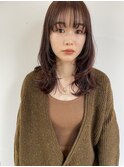 レイヤーカット 暖色カラー 担当渡辺聖