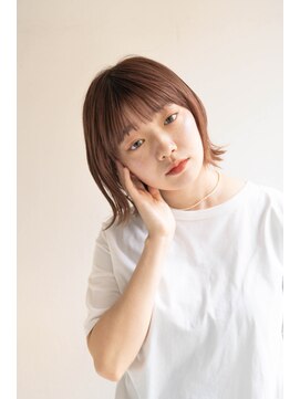 ジュール 新宿三丁目(Joule) ミディアムヘア/ショコラベージュ/ボブルフ/新宿
