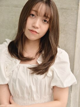 シロク センター南(SHIROKU) ストレート内巻きロング