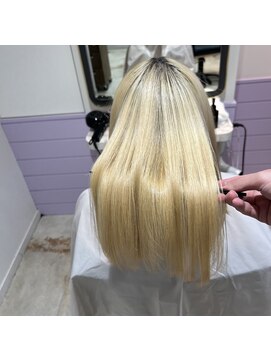 ネオリーブエクラ 上野御徒町店(Neolive eclat) ブリーチ毛　シルク縮毛矯正　美髪