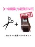 【新規限定最上級髪質改善!美髪コース】カット+水素トリートメント