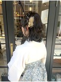 【卒業式】ポイント編み込み