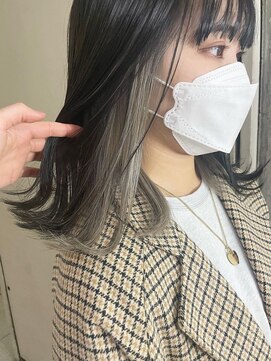 レガーミ(Legami) 個性ありインナーカラー♪シルバーアッシュ