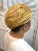 メンズカット ツーブロック ハイトーン ブリーチカラー