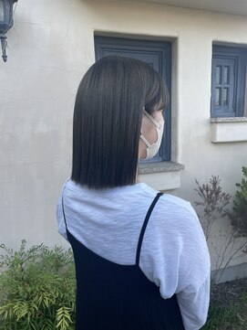 ラポール(RAPPORT) ボブ&根本暗めオリーブベージュ