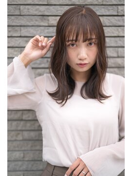 ヘアーラニッシュ 柏たなか店(hair Lanish) 大人ガーリー/薄めバング/モテ髪
