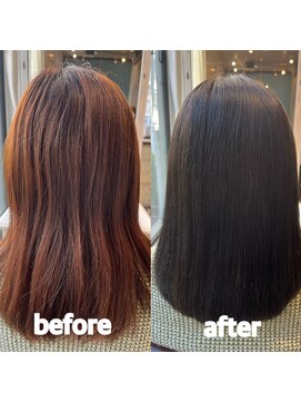 ディフィー 渋谷(defi) 縮毛矯正×カラー×カット