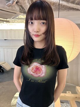 カシェ ナカザキ(CACHE NAKAZAKI) レイヤーカット/フェイスレイヤー/ロングヘア