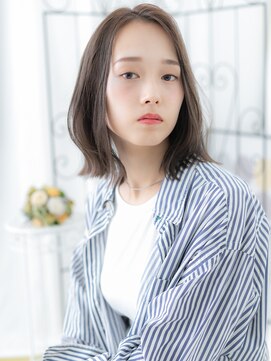 エイトサロン 八潮(8salon) 八潮/髪質改善/艶感ミントアッシュ×ワンレンくびれヘアj