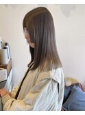 姫カット セミロングスタイル