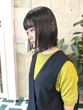 ノエ(noe) 切りっぱなしボブ（名古屋/栄/矢場町/ボブ/レイヤーカット）C63