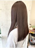 */愛されかわいい艶髪ブリーチなし暗めピンクブラウン30代40代1