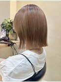 横浜タッセルボブ切りっぱなしボブ外ハネボブ長めボブレイヤー