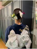 【MILK/MURIEL macoto】卒業式ヘアセット袴アレンジ