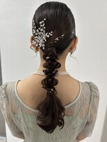 【あみおろし】表参道/表参道駅/ヘアセット/結婚式/パーティー