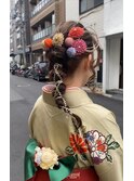 卒業式袴着付/成人式/ヘアセット/振袖/浴衣