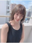 オリーブ系カラー/トレンドカラー/当日予約可能/中野美容室