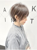 束感ショート/学割U24/縮毛矯正/髪質改善/グレージュ