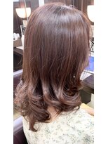 松本平太郎美容室 大宮店 イノアカラー×ピンクブラウン/30代40代50代60代