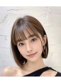 縮毛矯正+イルミナカラー+カット