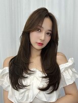 プラチナ(PLATINA)&nbsp;韓国ヘア/レイヤーカット/顔周りカット/かきあげ/顔周りカット
