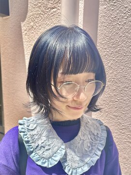 リズム(RHYTHM) ブルーデザインカラー×ミニボブウルフ