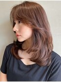 【MINX】似合わせ小顔ウェーブミディアム__銀座/髪質改善