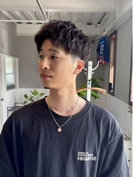 西本整髪の写真/メンズパーマおすすめ/あなたに合ったスタイルを提案し、イケてるスタイルに/パーマもお任せ/山口・矢原