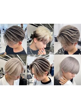 ハイセンス×技術力でメンズからも圧倒的支持◎[栄/メンズ/ダブルカラー/ブリーチ/学割U24]