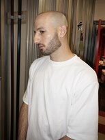 メリケンバーバーショップ トーキョー(MERICAN BARBERSHOP TYO)&nbsp;BURGツーブロックニュアンスパーマショート刈り上げフェザー