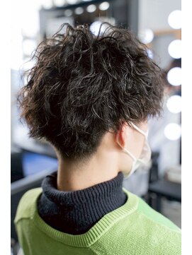 シャロン(SHARON) 【SHARON】メンズ刈り上げマッシュ×ランダムパーマ