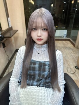 モアムー(Moremuu) 【Maho】ラベンダーグレージュ