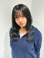 ブランコ 名古屋栄(BLANCO)&nbsp;ブルーブラック　ハッシュカット