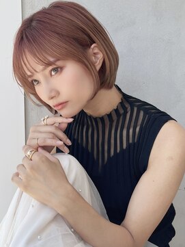 セイドット リー(Say. Ree) say.ショートボブひし形ショートオリーブグレーアッシュ小顔