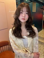 ボタン シブヤ(VOTAN SHIBUYA) 透明感beigeとlayerで、抜け感hair♪."・