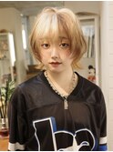 原宿/ウルフカット レイヤー デザインカラー ルーツカラー &nbsp;&nbsp;