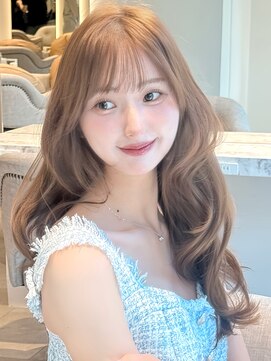 マインバイアフロートギンザ(MYNE by AFLOAT GINZA) レイヤーミディアム_大人ガーリーチョコグレージュ