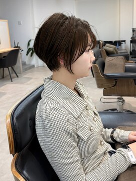 トト 船橋店(toto.) 前髪顔周りカットピンクベージュアンブレラカラーイメチェン船橋