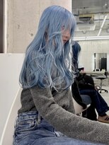 ローレン(Lolen.)&nbsp;巻いて可愛い水色ヘア