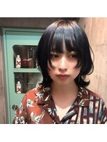 インク 渋谷(INK.)&nbsp;ミルクティーブロンドニュアンスウルフワンホンレイヤー渋谷